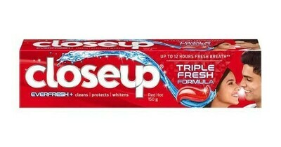 Closeup Red Hot Triple Fresh Toothpaste 150gm