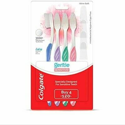 Colgate Gentle Sensitive Toothbrush Pack of 4