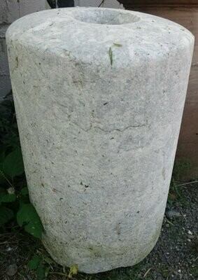 Roman Column Drum Shard Marble 70cm ht