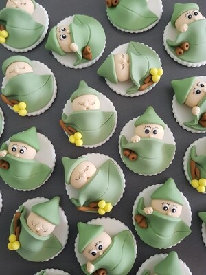 BABY SHOWER CUPCAKE &amp; CAKE TOPPERS