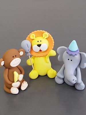 Safari/Jungle Animal Cake Toppers