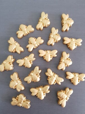 Bee - Gold (6) Cake &amp; Cupcake Toppers