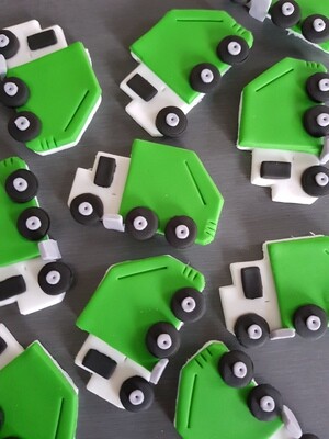 Garbage Truck Cupcake Toppers