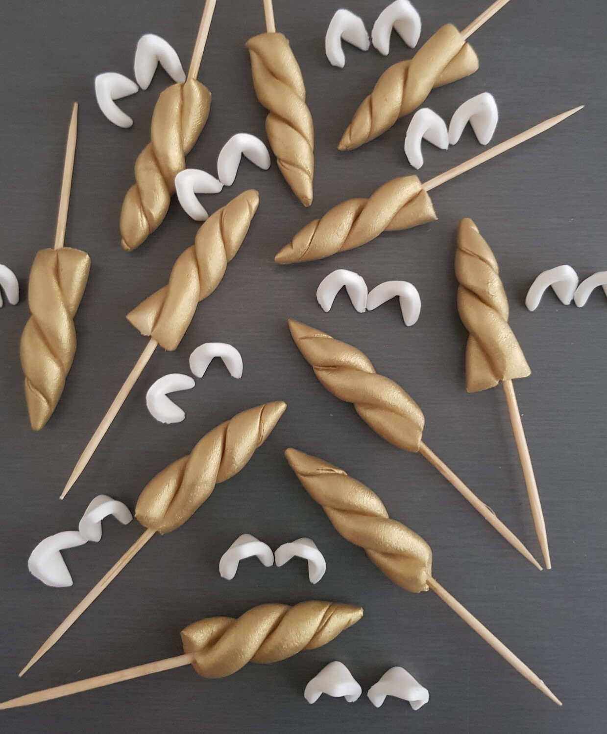 Unicorn Horn Cupcake Toppers