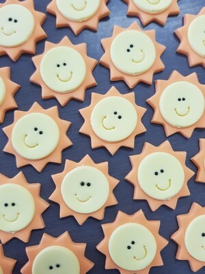 Sun (6) Cupcake Toppers