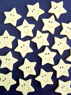 Star (6) Cupcake &amp; Cake Toppers