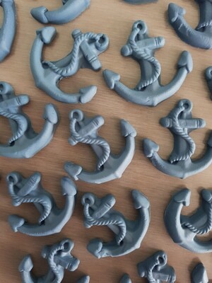Anchor (6) Cake &amp; Cupcake Toppers