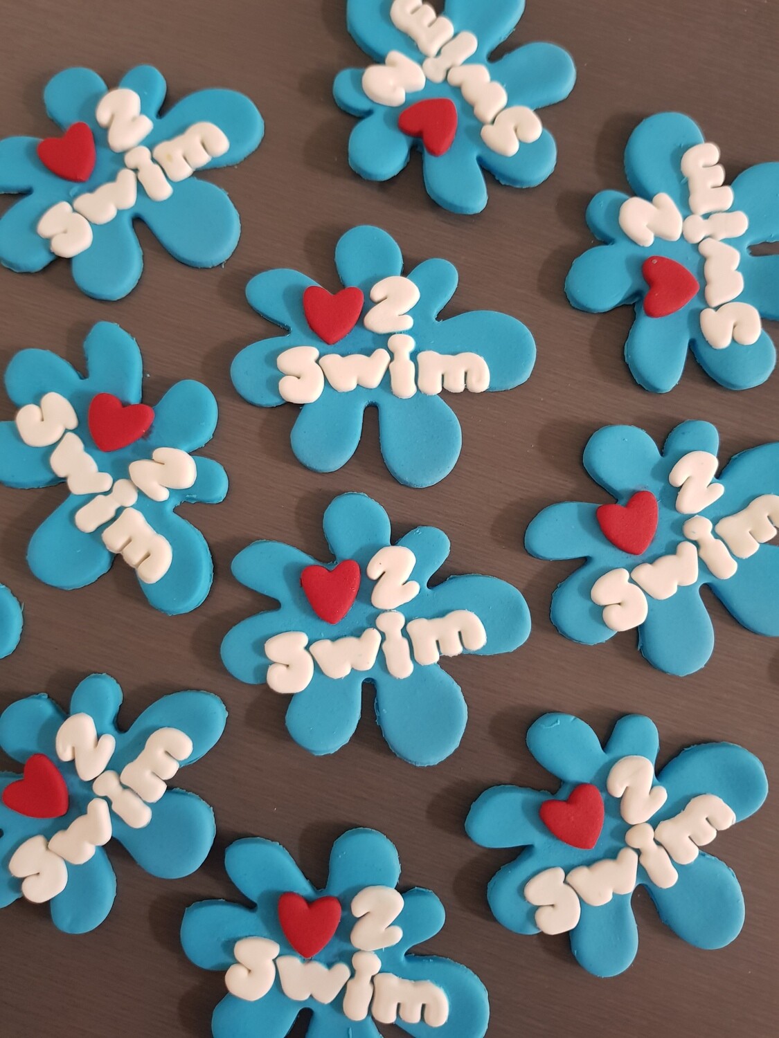 Love 2 Swim Cupcake Toppers