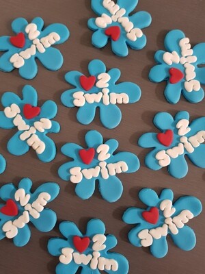 Love 2 Swim Cupcake Toppers
