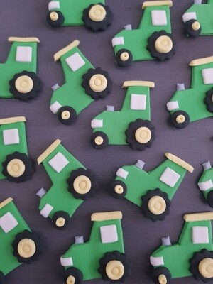 Tractor Cupcake Toppers