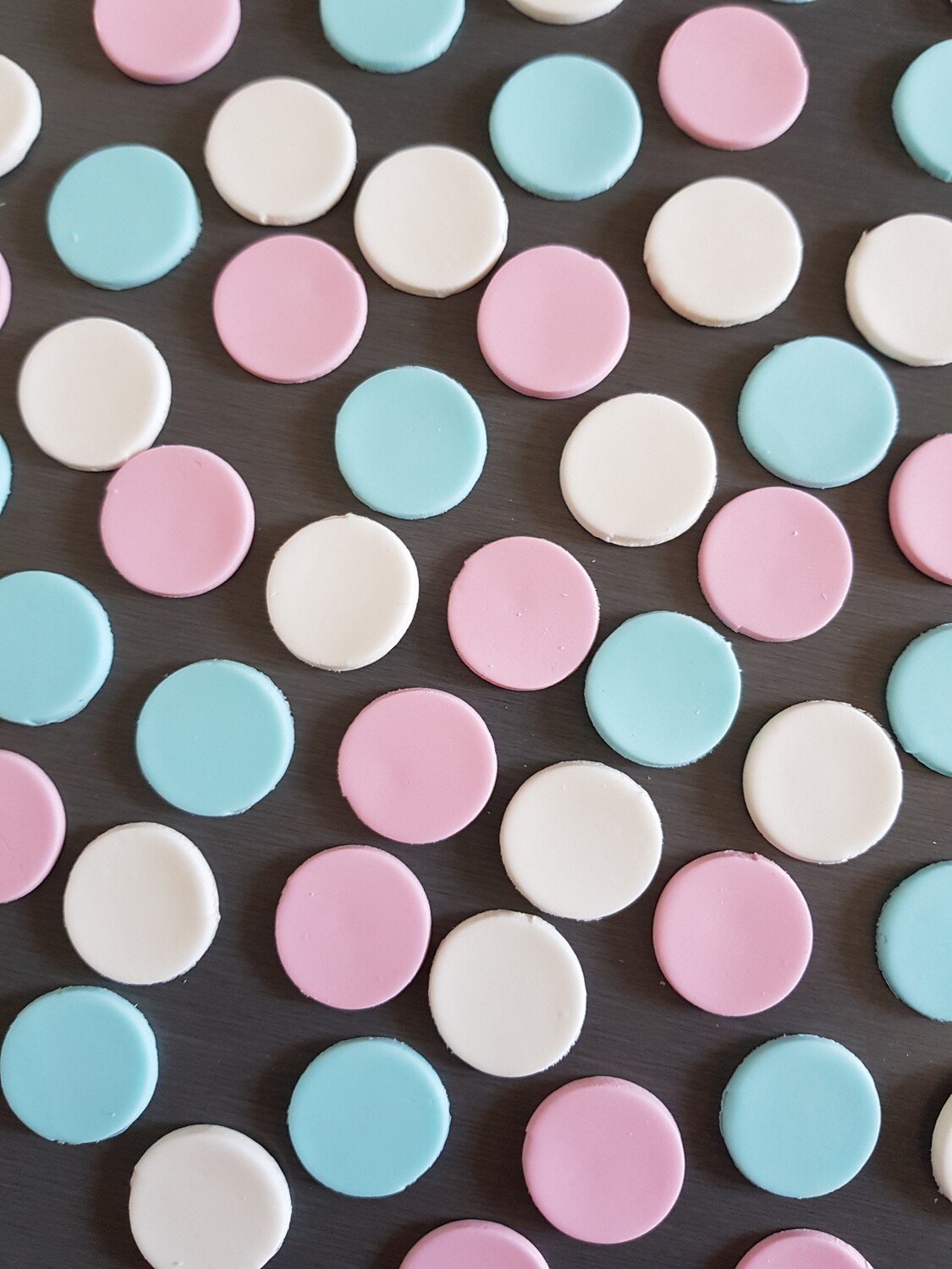 Polka Dot Cake and Cupcake Toppers
