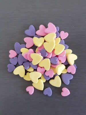 Heart Confetti (Pink, Purple &amp; Yellow)