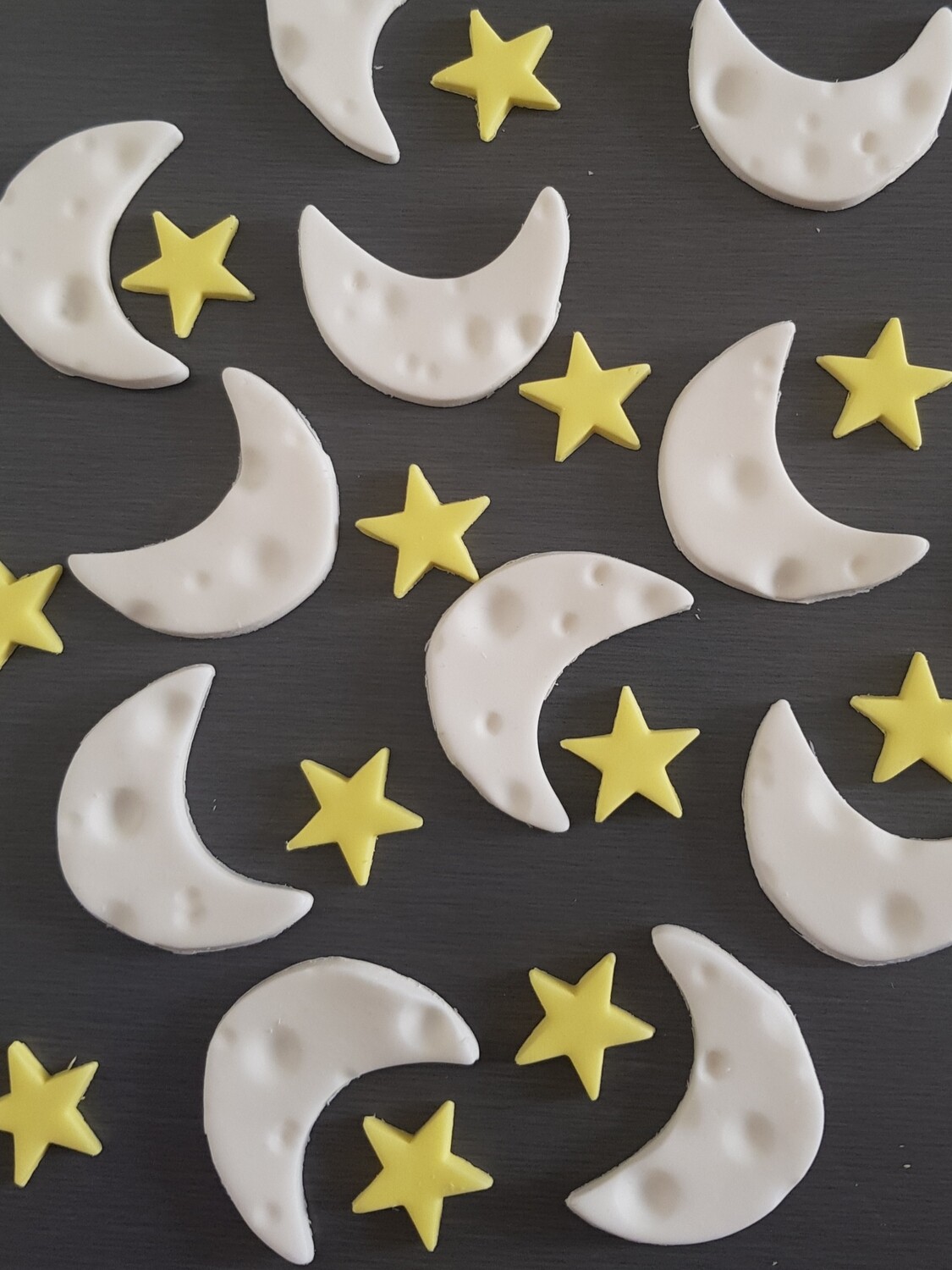 Stars &amp; Moon cake and cupcake toppers