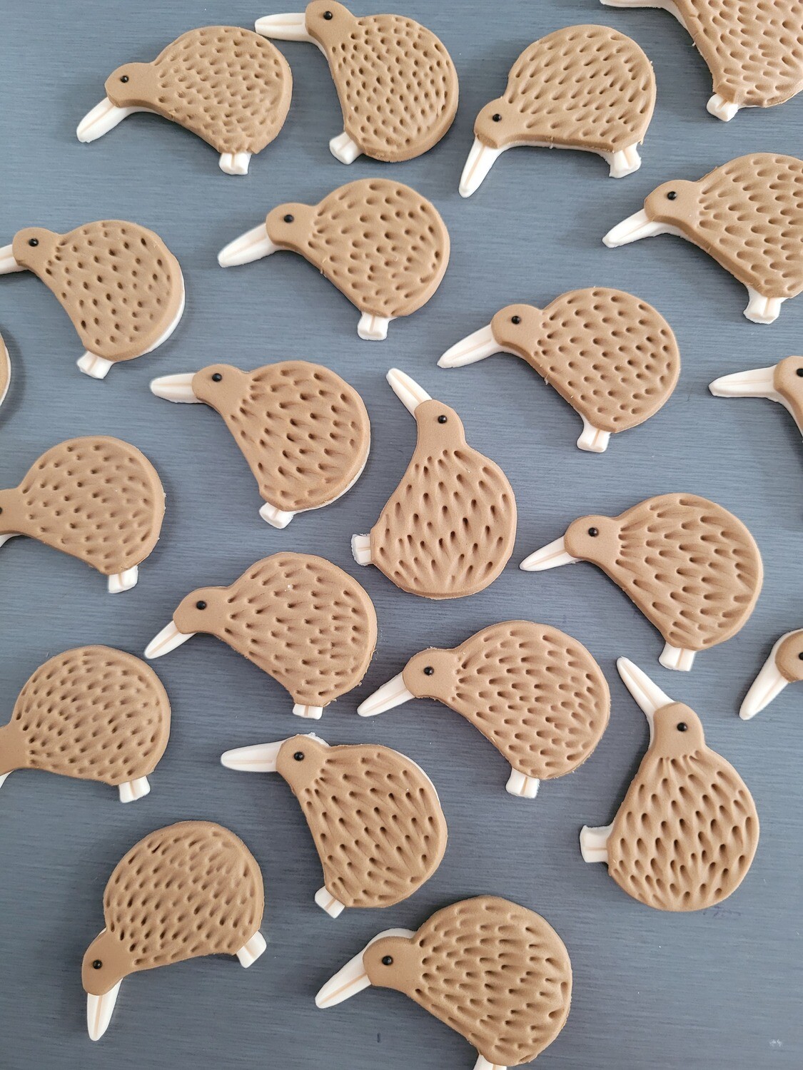 Kiwi Bird Cupcake Toppers