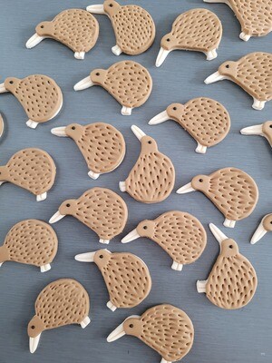 Kiwi Bird Cupcake Toppers