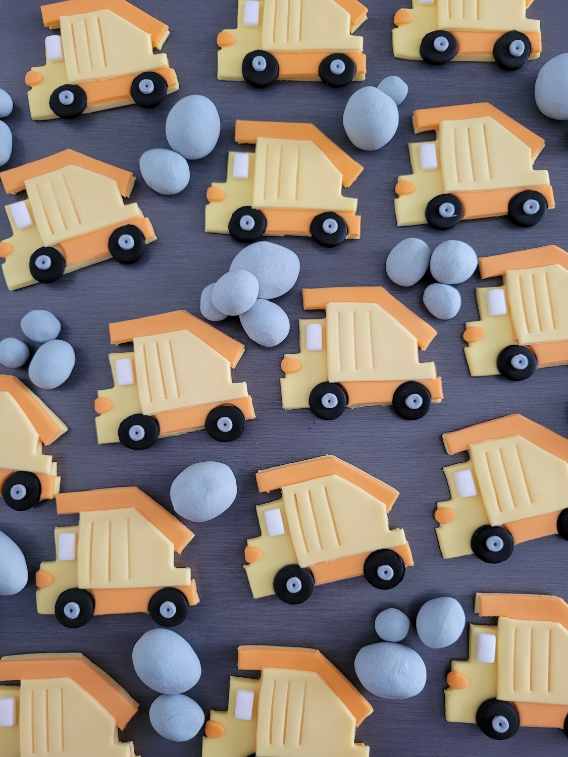 Dump Truck Cupcake Toppers