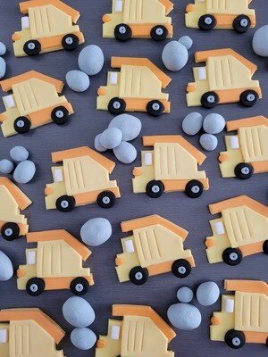 Dump Truck Cupcake Toppers