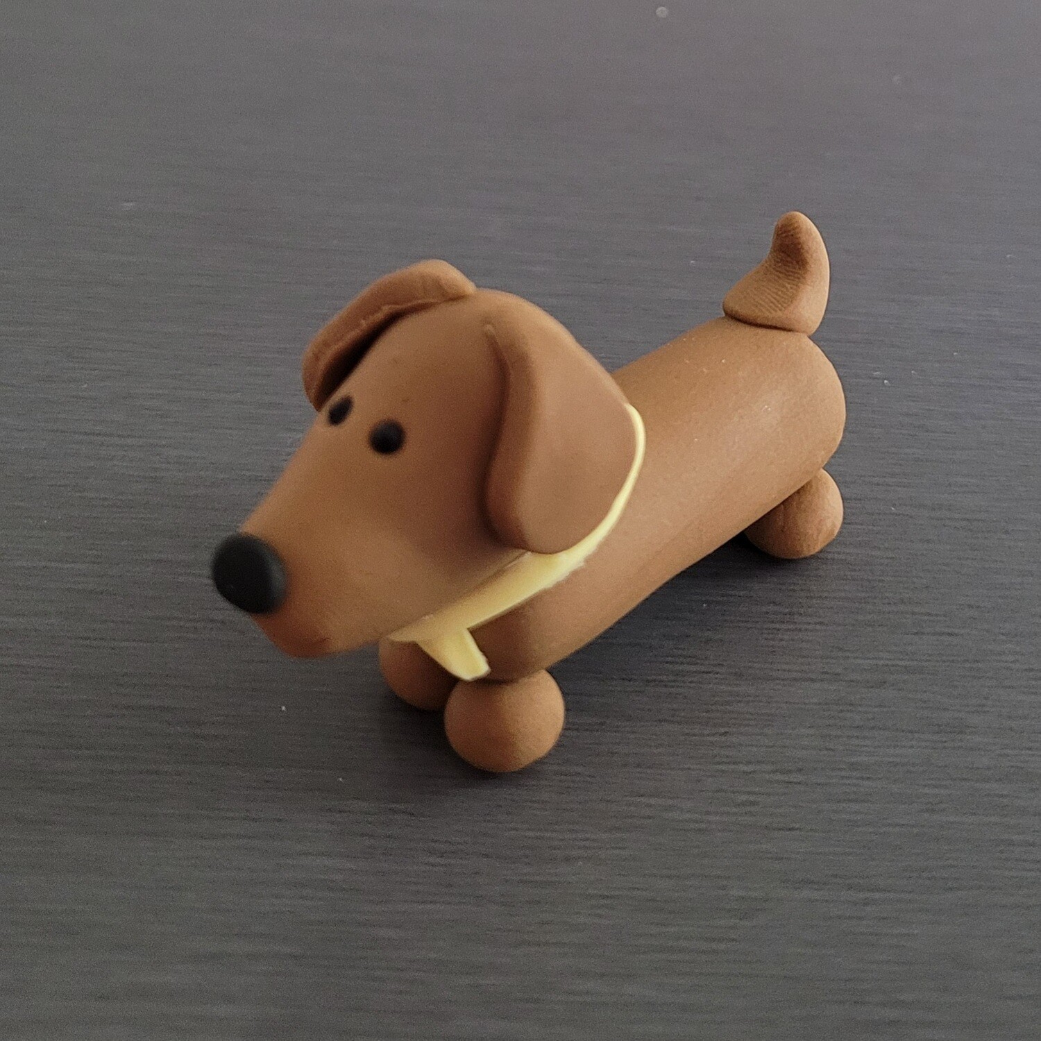 Dachshund Cake &amp; Cupcake Toppers, Colour Options: Brown