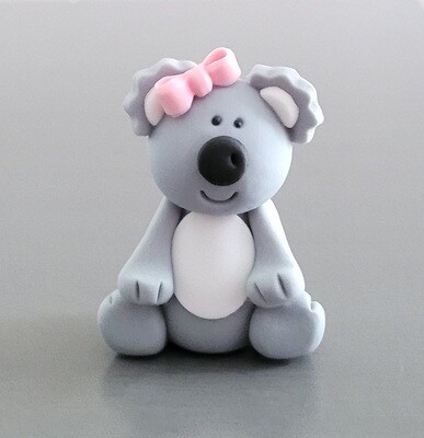 Koala (w.bow) Cake Toppers