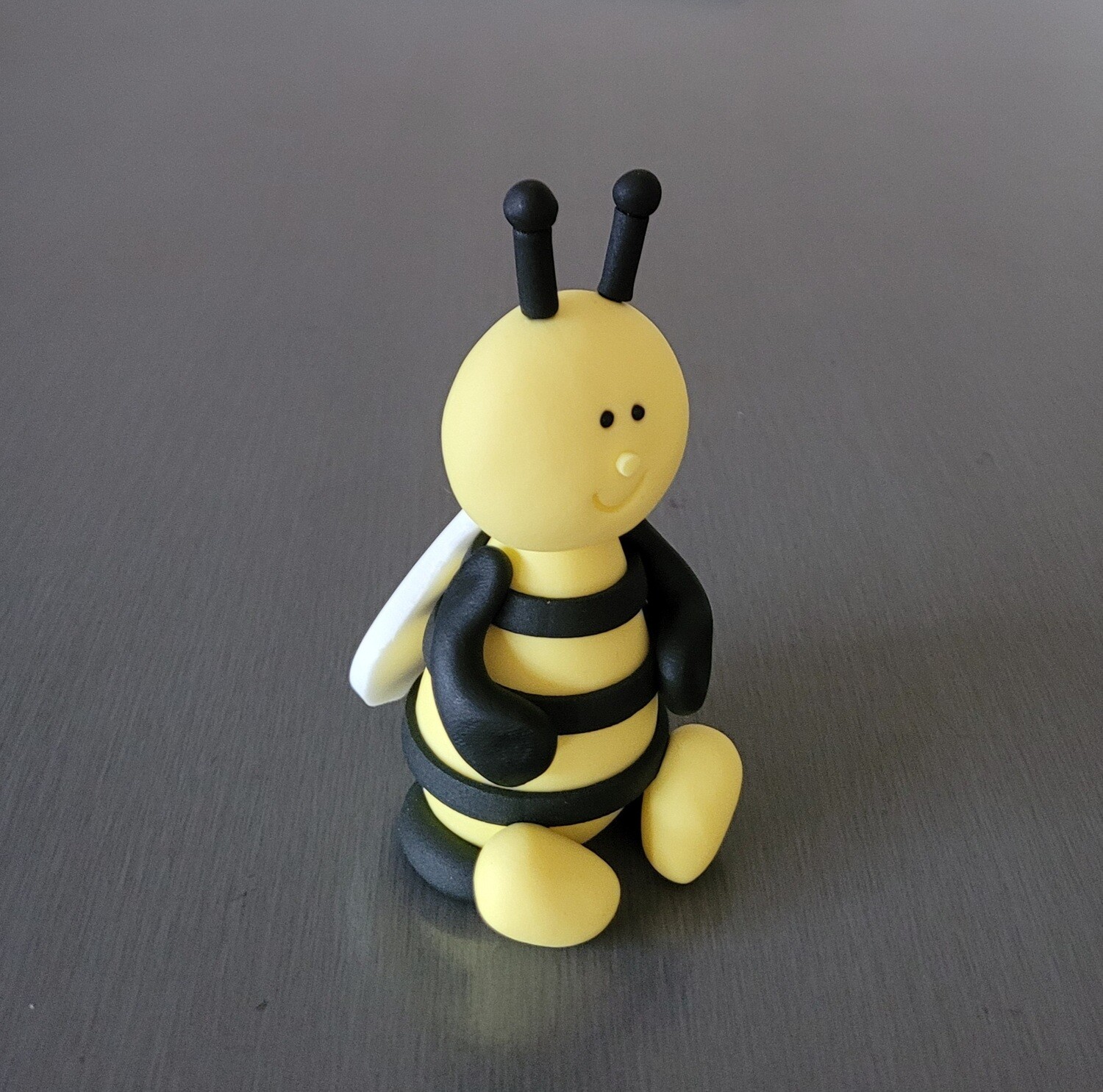 Bee Cake Topper, Select Topper Style: Plain