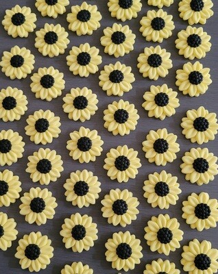 Sunflower (6) Cake &amp; Cupcake Toppers - mini