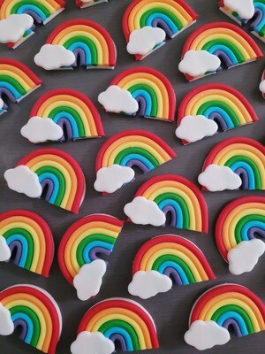 Rainbow Cupcake Toppers