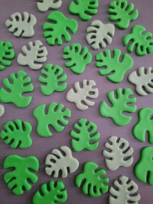 Monstera Leaf (6) Cake &amp; Cupcake toppers