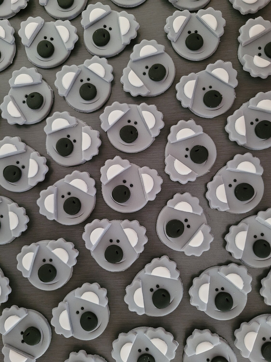 Australiana (Mini size) Cupcake Toppers, Select Topper Style: Koala (6)