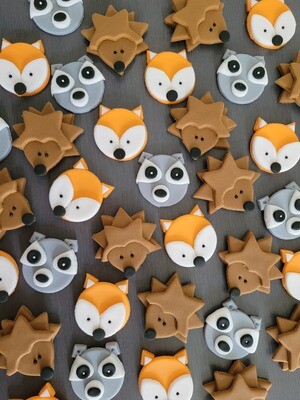Woodlands Cupcake Toppers - mini