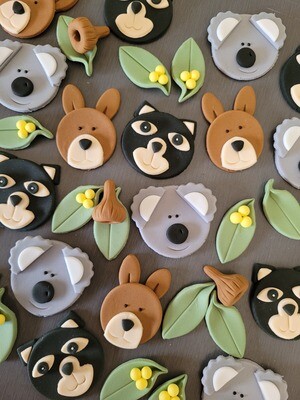 Australiana (Standard Size) Cupcake Toppers
