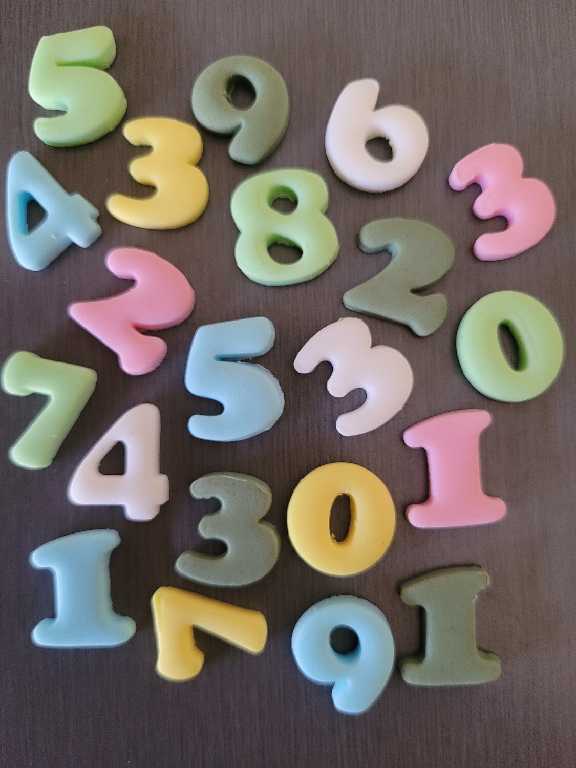 Number Toppers - Plain (custom made - one weeks ordering time to create)