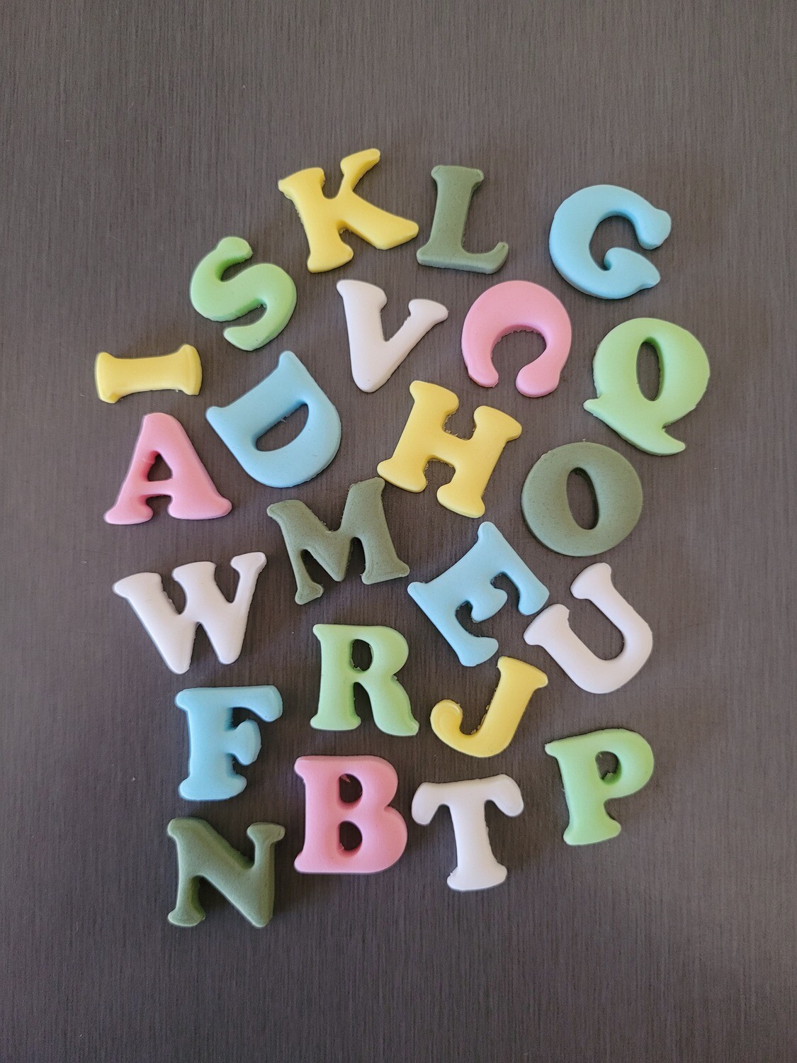 Alphabet Letter Toppers (plain)