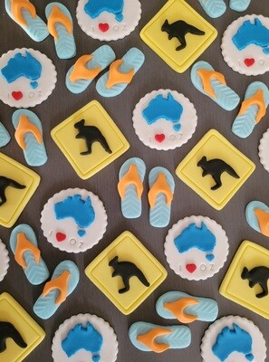 Australia Day Cupcake Toppers
