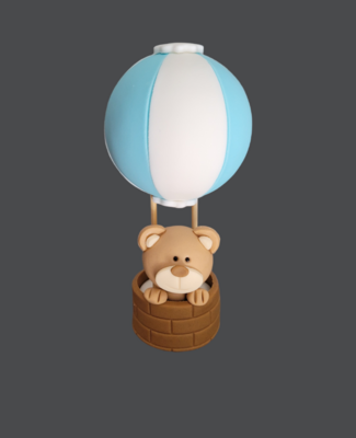 Hot Air Balloon Cake decoration