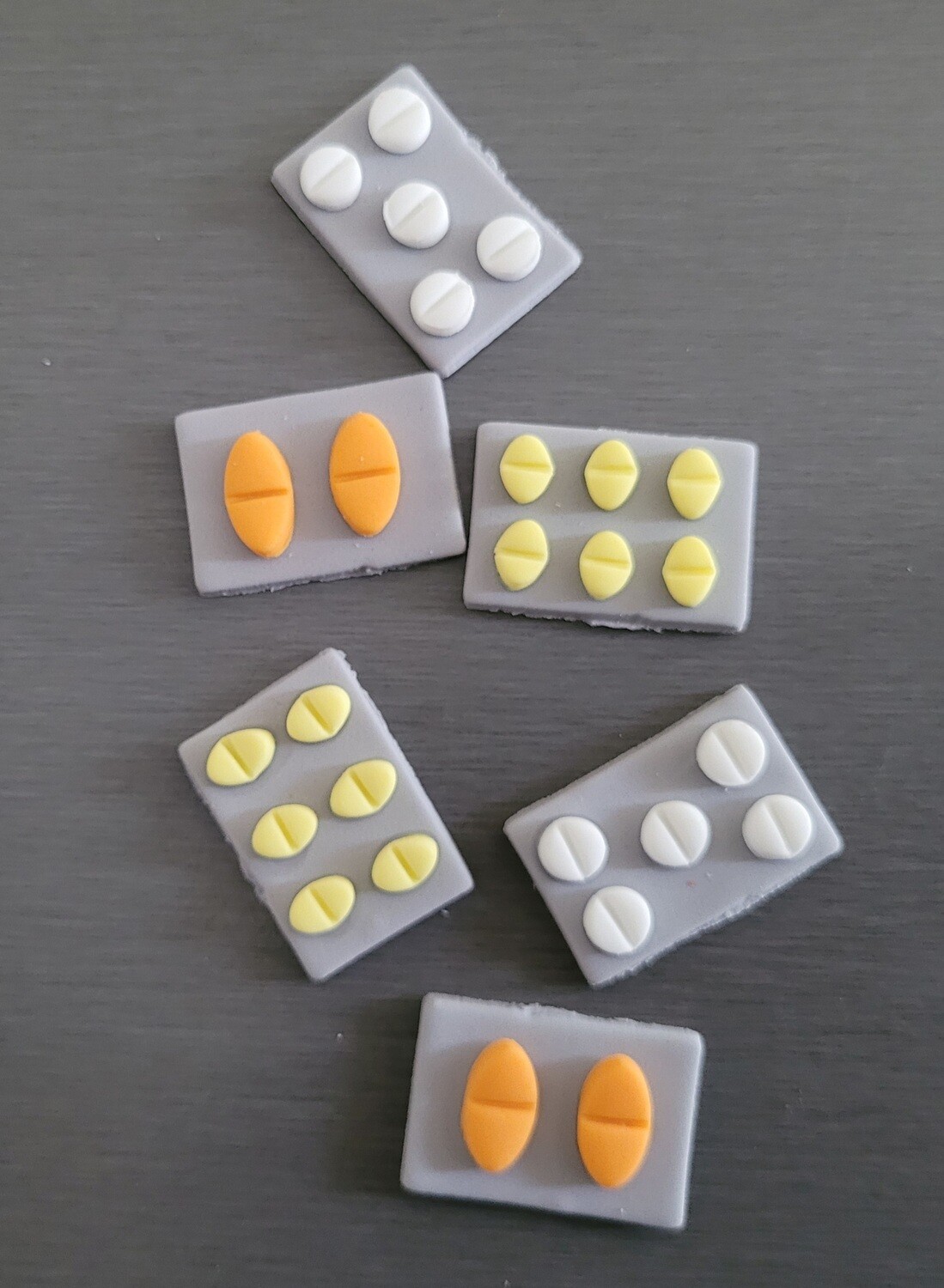 Medical Cake &amp; Cupcake Toppers, Select Topper option: Pill Sheet (6)