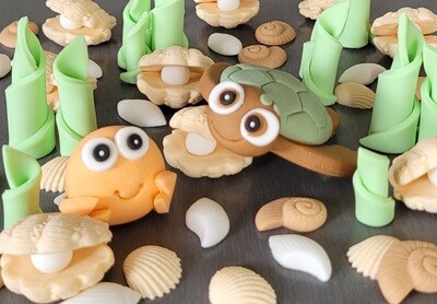 Seaside Cake Toppers