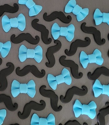 Bow Tie (6) Cupcake Toppers