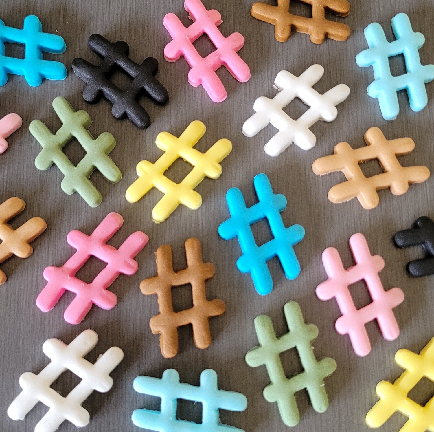 Hashtag Toppers (plain)