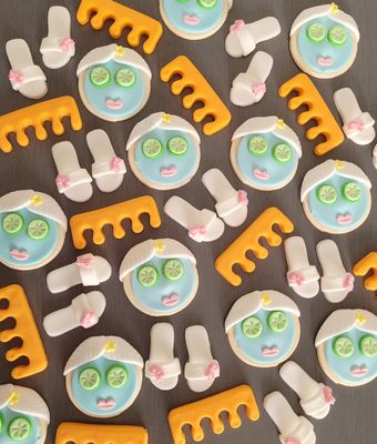 Pamper Spa Cupcake Toppers