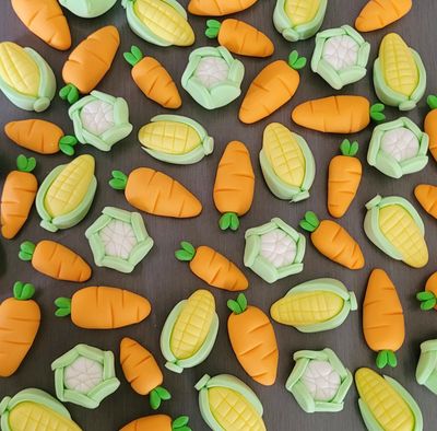 Vegetable Cake Toppers