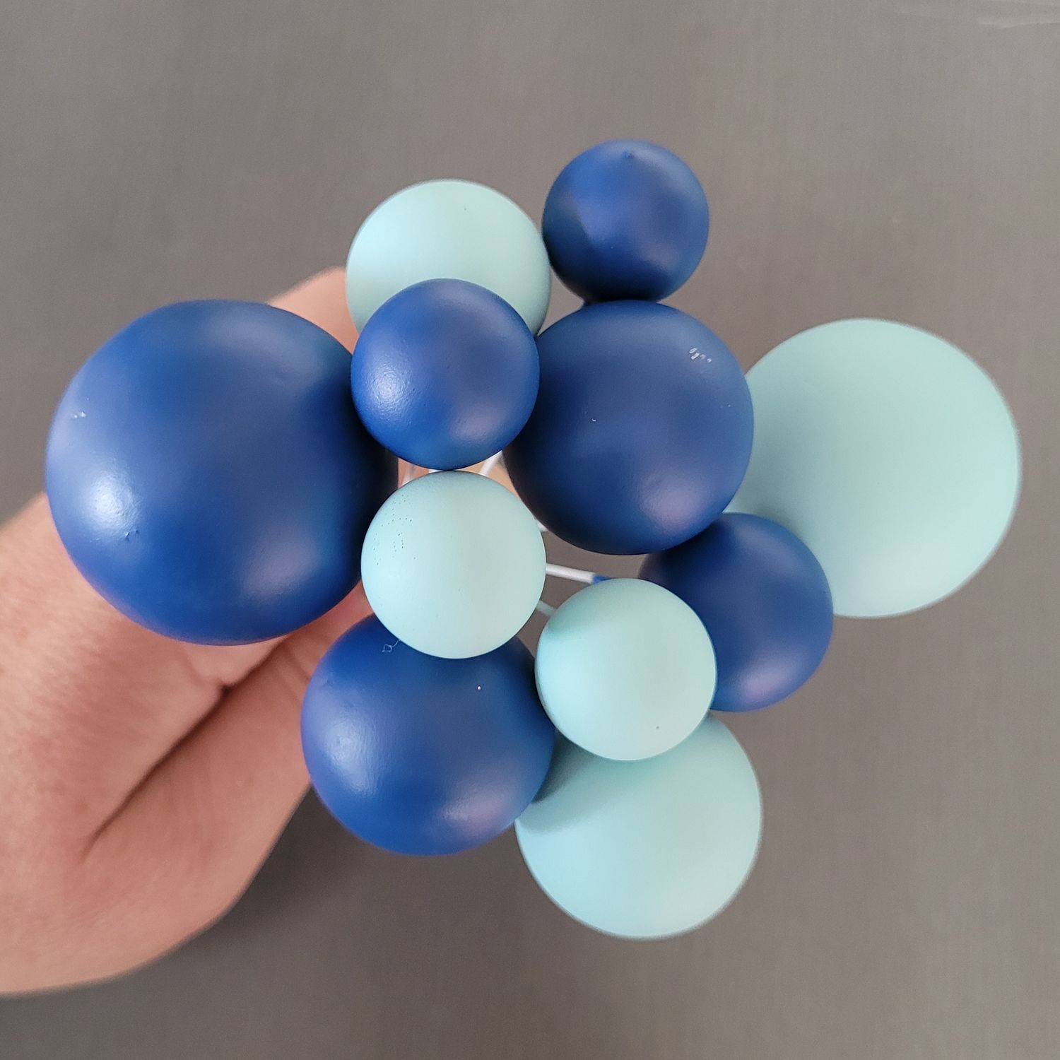 Cake Ball BLUE tones Decorations (single cake ball)