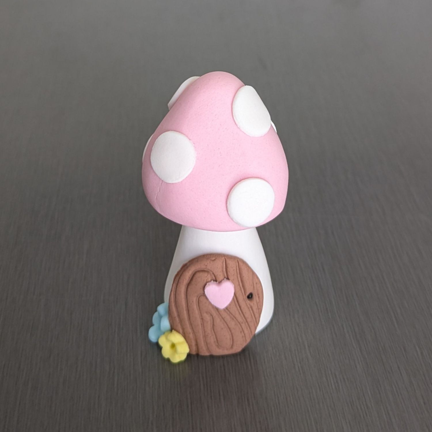 Mushroom House Cake Topper