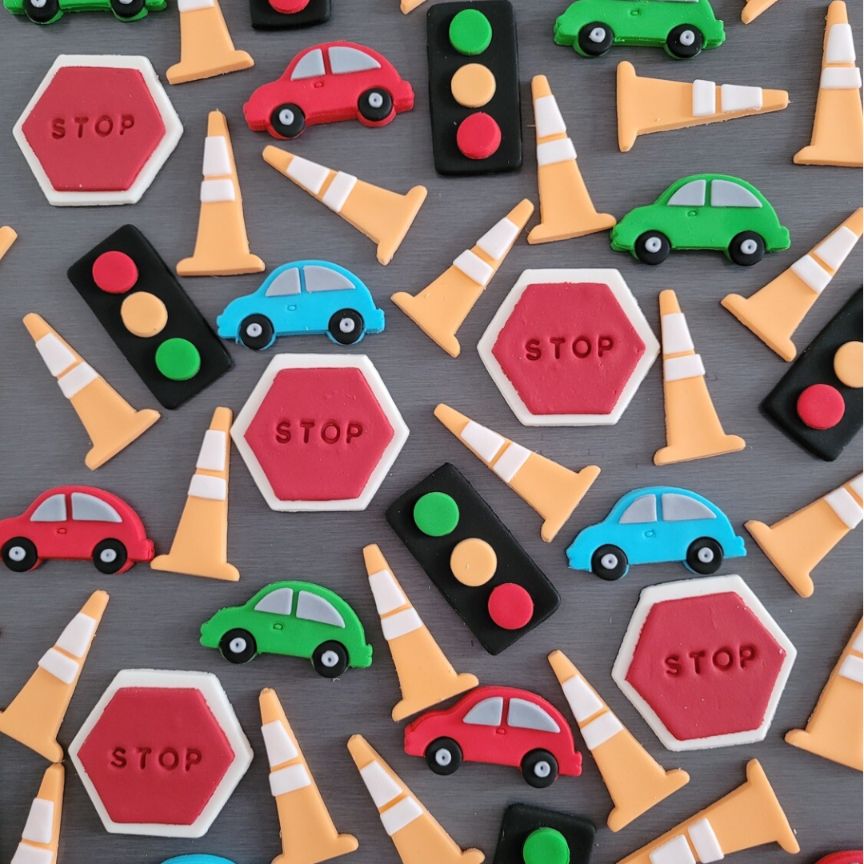 Transport &amp; Car Cupcake and Cake Toppers