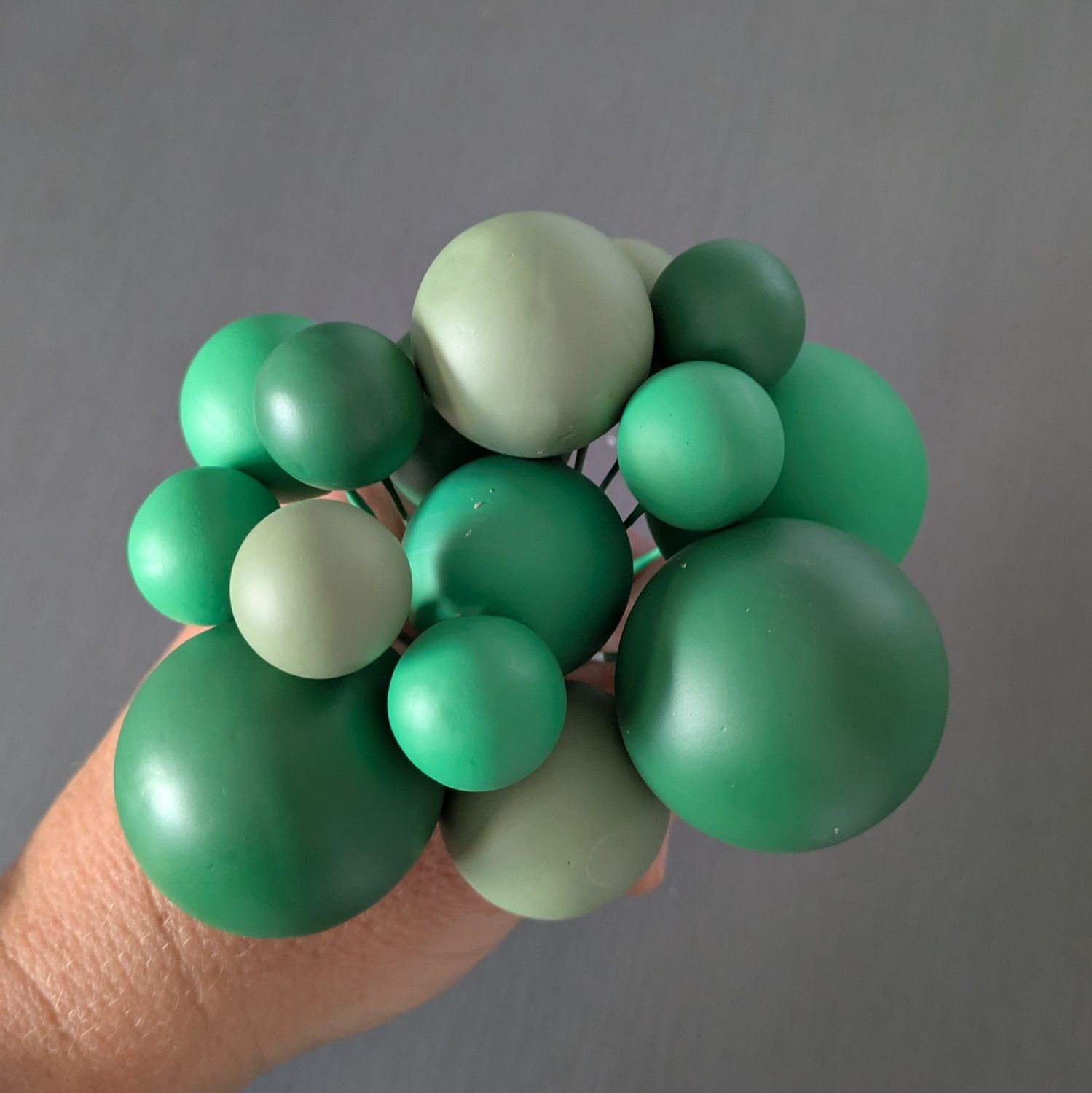 Cake Ball GREEN tones Decorations (single cake ball)