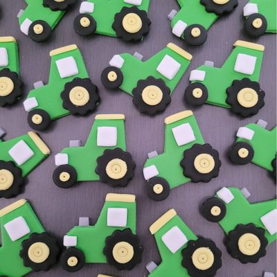 Tractor Cupcake Toppers