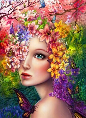 Floral Hair
