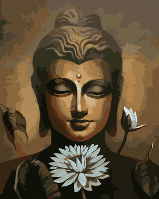 Lotus Flower & Buddha