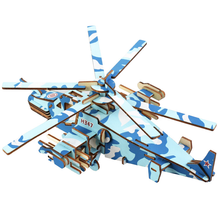 DIY 3D Wooden Puzzle- Black Shark