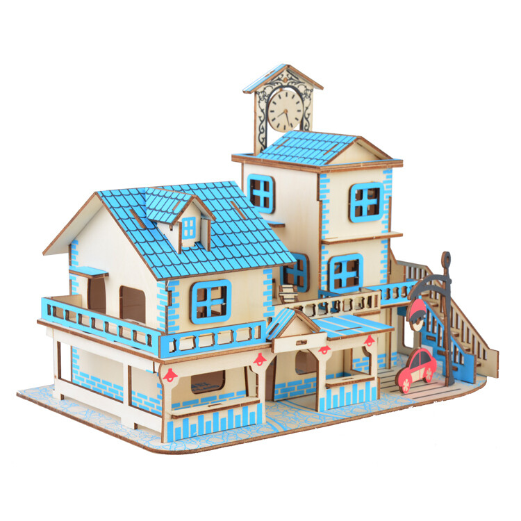 DIY 3D Wooden Puzzle- Charming Aegean Sea