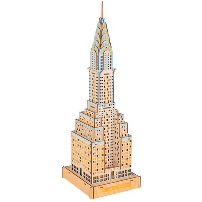 DIY 3D Wooden Puzzle- Chrysler Building
